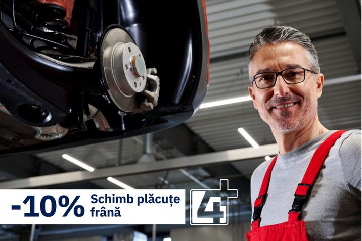 Beneficiază de o reducere de 10% pentru schimbarea plăcuțelor de frână la Aliat Volkswagen