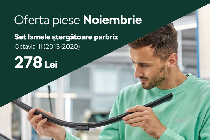Oferta piese noiembrie - Škoda