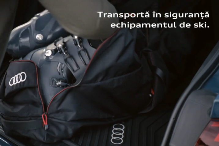 Transportă-ți echipamentul de schi în siguranță, cu Audi!